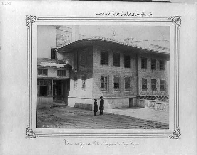 One of the courtyards in the Imperial Topkapı Sarayı (palace)