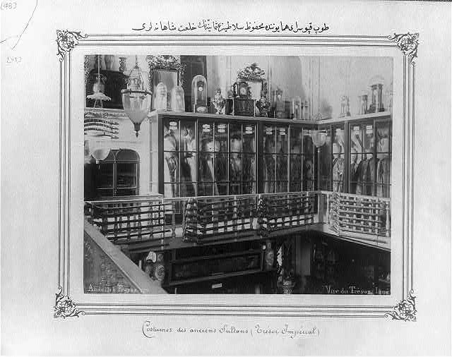 The royal costumes of the Ottoman Sultans kept in the Imperial Topkapı Sarayı (palace)