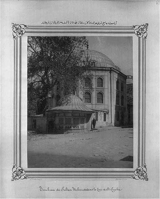The Mausoleum of Sultan Mohammed III in the courtyard of the Ayasofya Camii (mosque)
