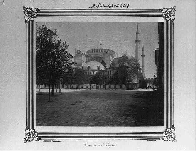 Exterior view of the Ayasofya Camii (mosque)