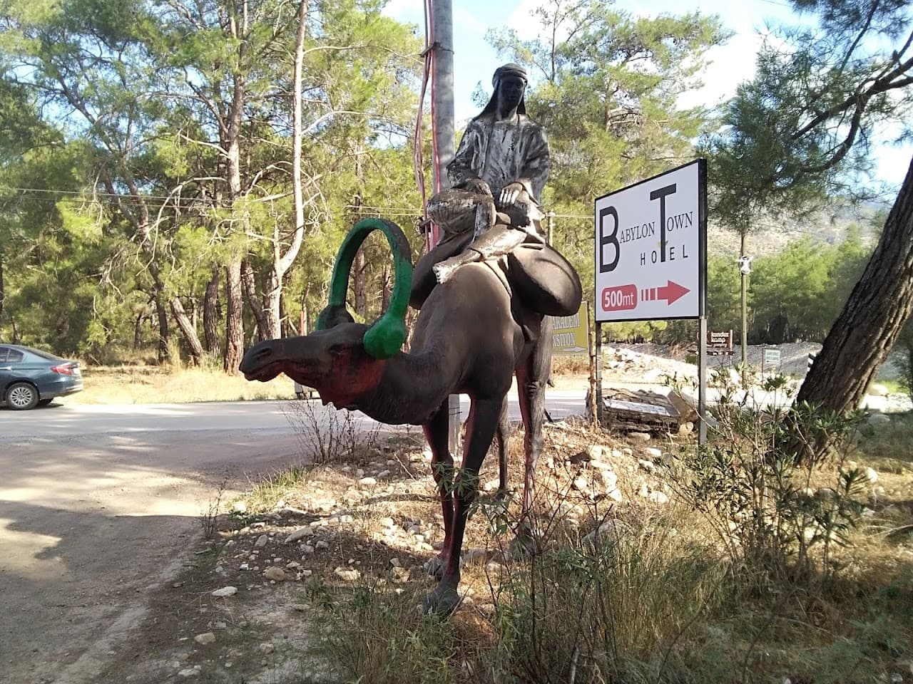 Camel statue