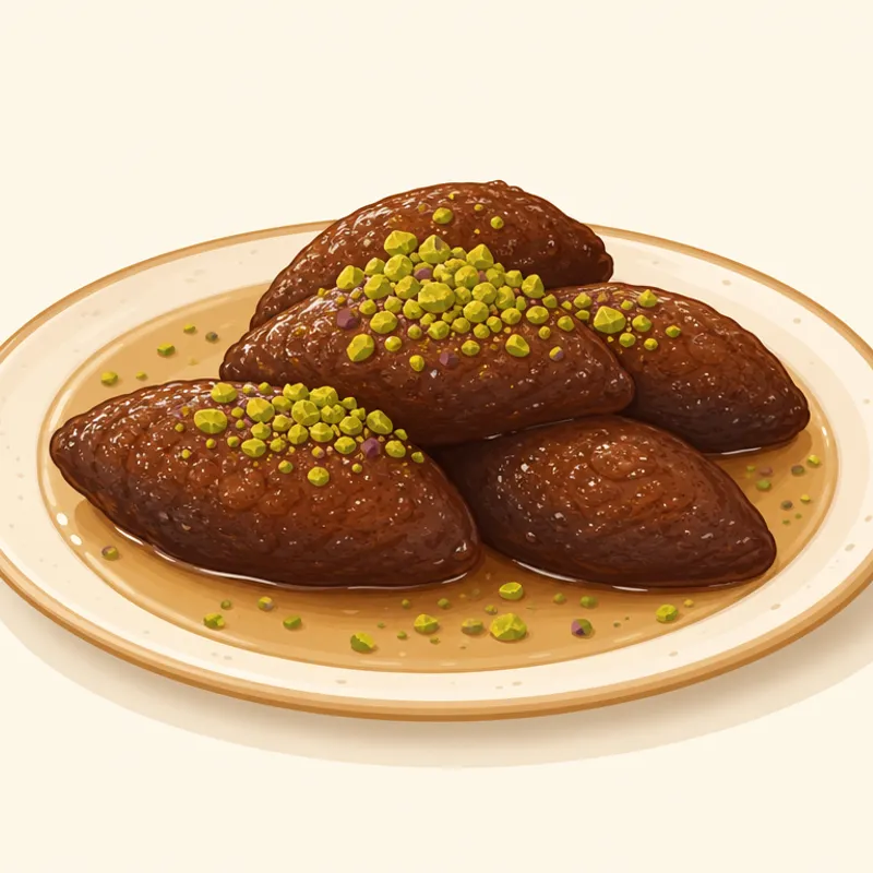Adana Karakuş Tatlısı illustration