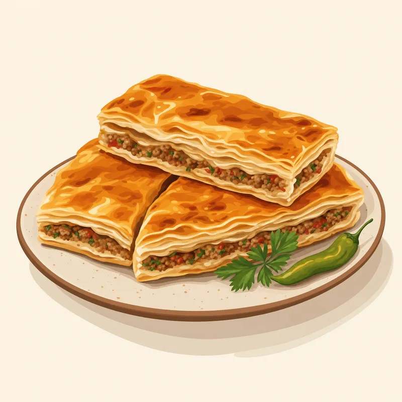 Adana Kol Böreği illustration