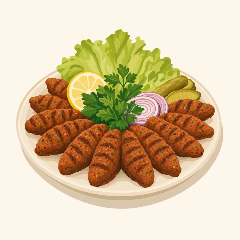 Adıyaman Etsiz Çiğ Köfte illustration