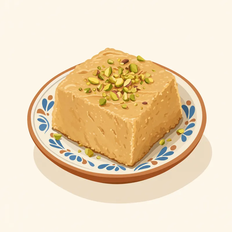 Adıyaman Tene Helvası illustration