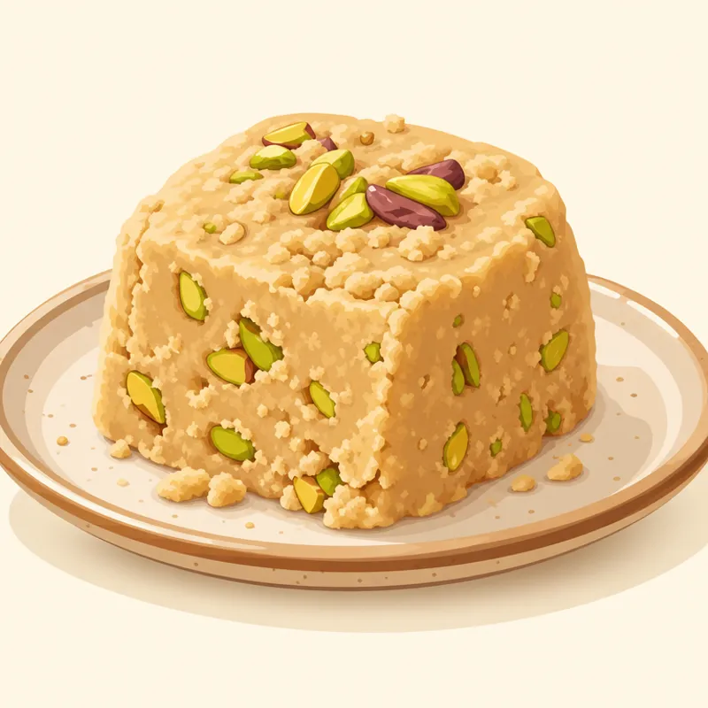 Adıyaman Topak (Top) Helvası illustration