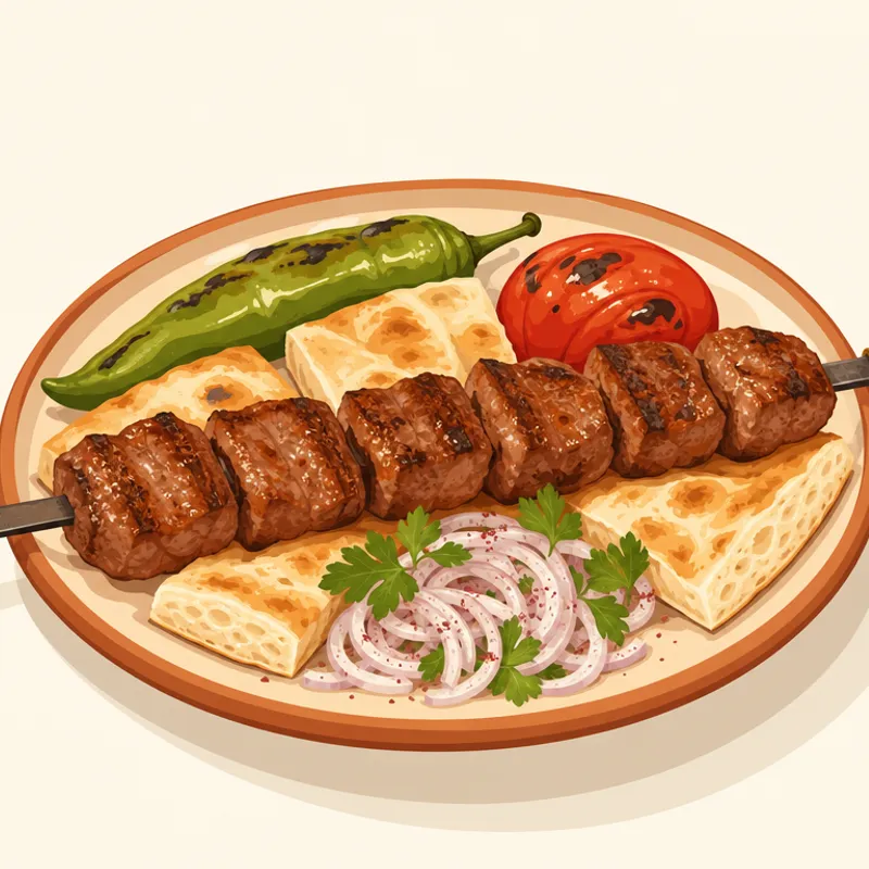 Afyon Kebabı illustration