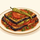 Afyon Patlıcan Musakkası illustration