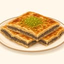 Afyonkarahisar Haşhaşlı Katmer illustration
