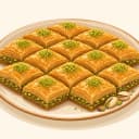 Afyonkarahisar Hurma Baklavası / Afyon Hurma Baklavası illustration