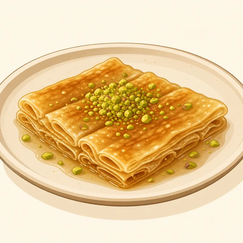 Aksaray İnceelek Tatlısı illustration