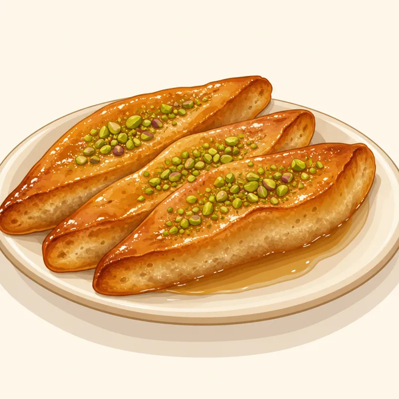 Aksaray Şerbetli Pidesi illüstrasyonu