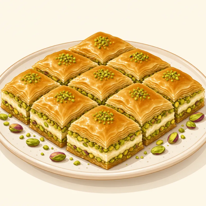 Akşehir Peynir Baklavası illustration