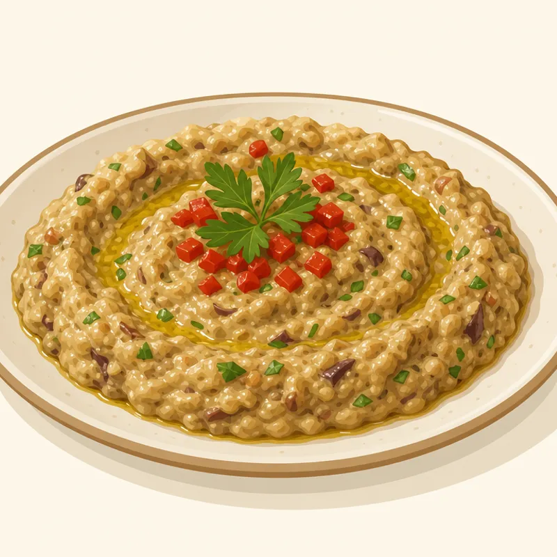 Alanya Kuru Patlıcan Taratoru (Kuru Patlıcan Düzmesi) illustration