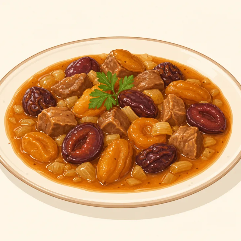 Alluciye (ekşili Erik Yahnisi) illüstrasyonu