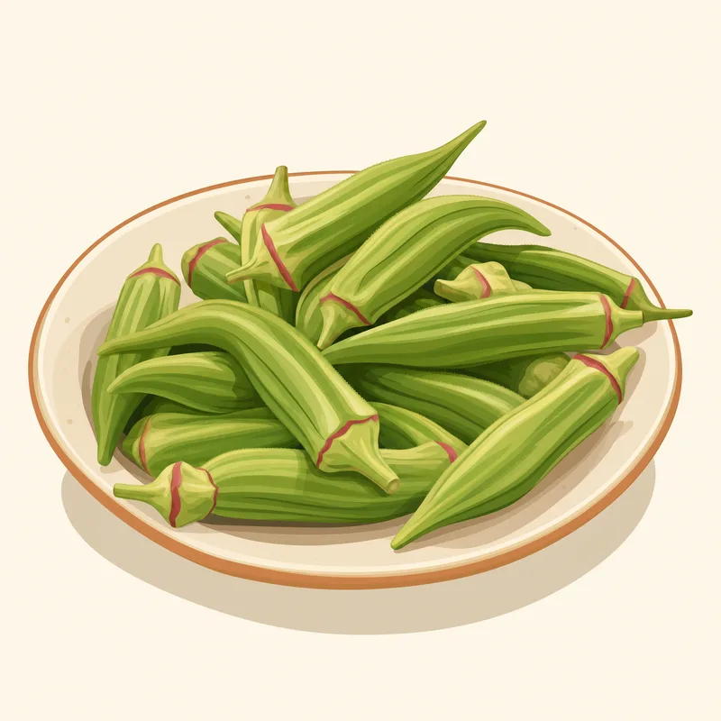 Amasya Çiçek Bamyası illustration