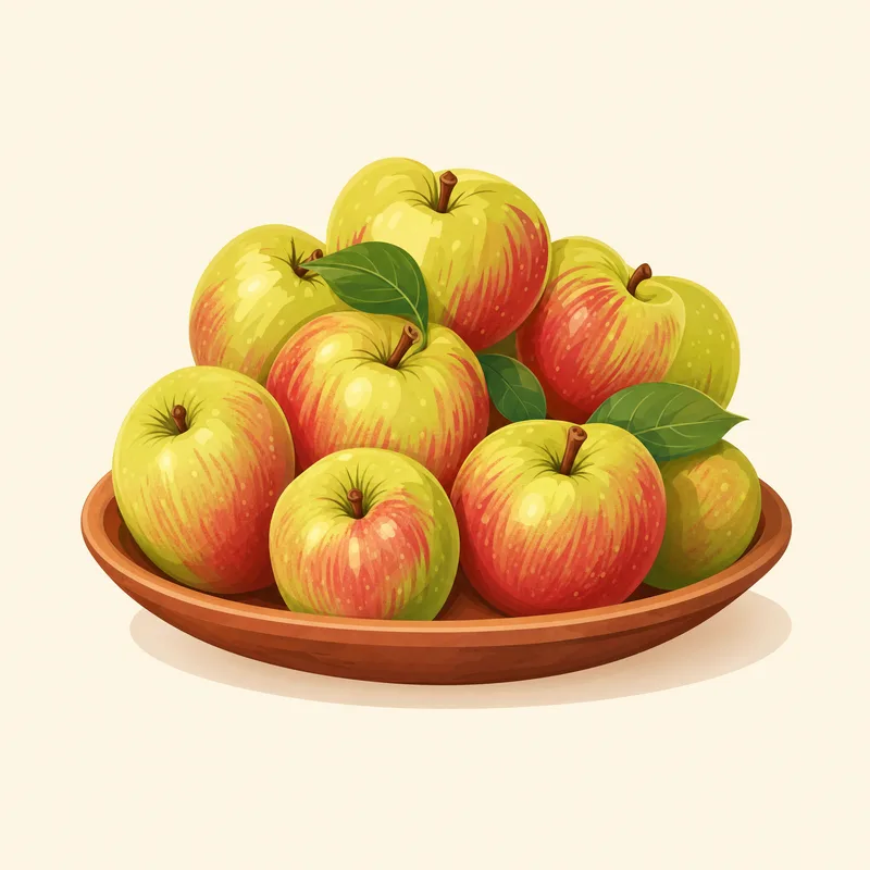 Amasya Misket Elması illustration