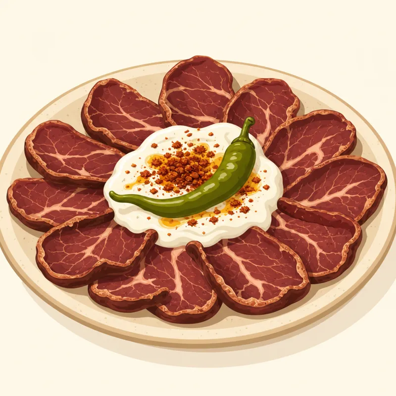Ankara Erkeç Pastırması illustration