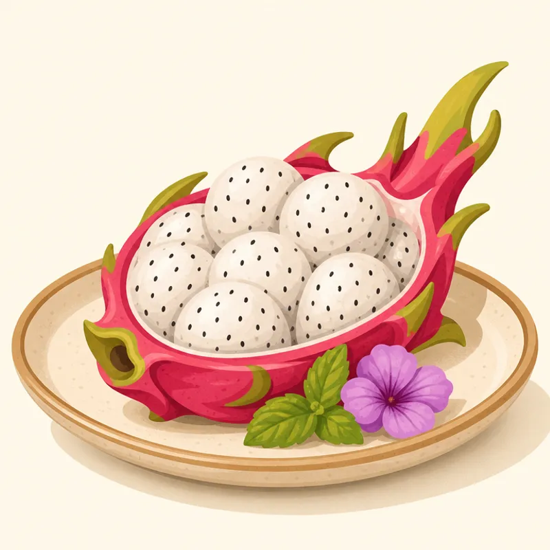 ANTALYA EJDER MEYVESİ illustration