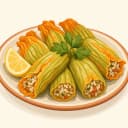 ANTALYA KABAK ÇİÇEĞİ DOLMASI illustration