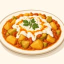 ANTALYA KOKOŞKA YEMEĞİ illustration