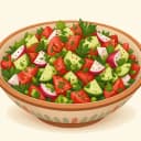Antalya Radika Salatası illüstrasyonu