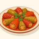Antalya Usulü Frigya Biber Dolması illustration