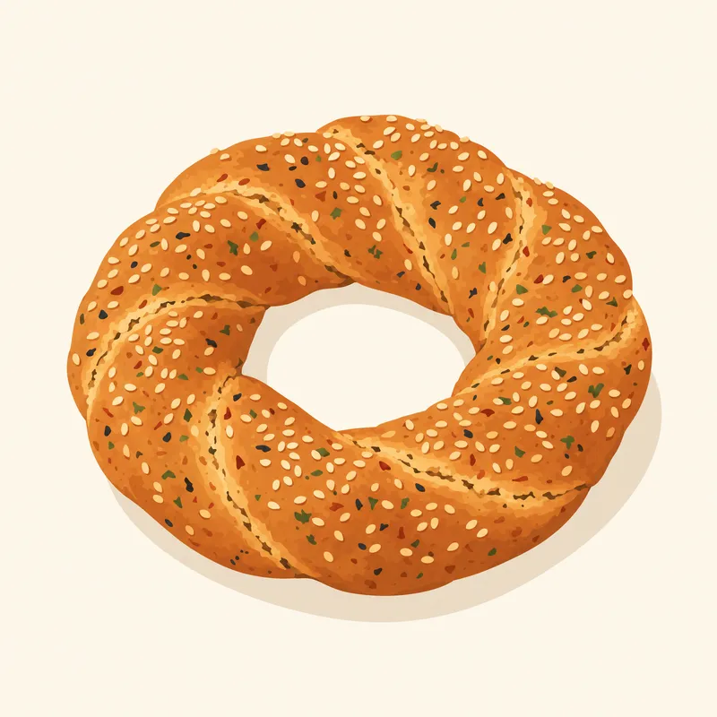 Antep Köy Kahkesi (Gaziantep Köy Kahkesi) illustration