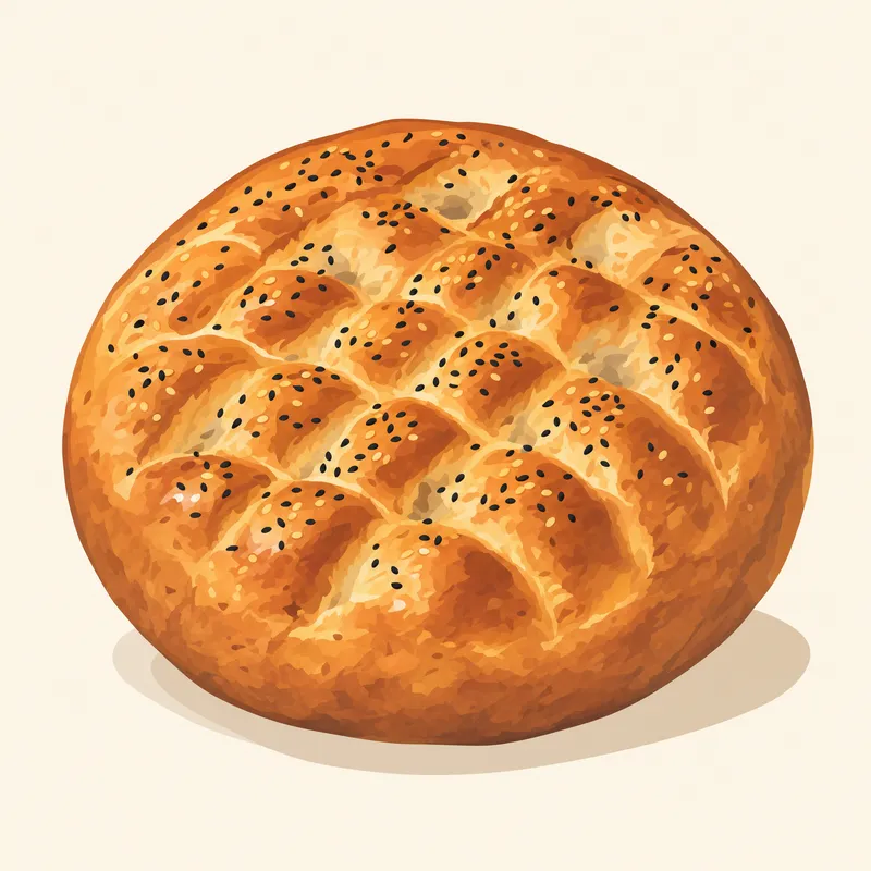 Antep Kübban Ekmeği illustration