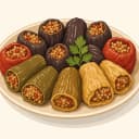 Antep Kuru Dolma/ Kış Dolması illustration