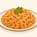 Antep Mercimekli Pilav / Antep Mercimekli Bulgur Pilavı illustration