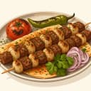 Antep Soğan Kebabı illustration