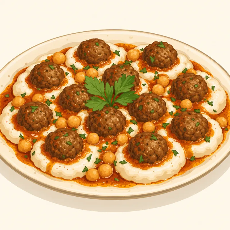 Antep Yuvarlaması / Antep Yuvalaması illustration