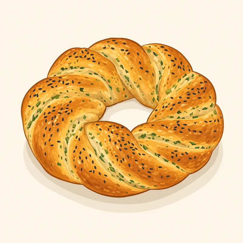 Araç Kül Çöreği illustration
