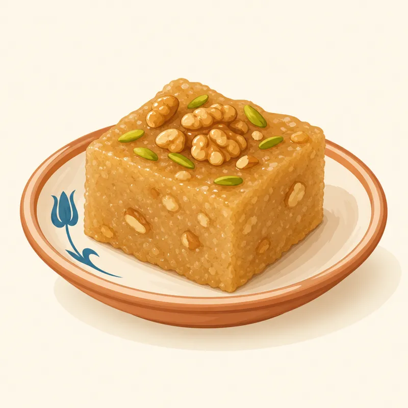 Arapgir Gelin Kız Helvası illustration