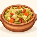 Arhavi Burği Turşusu Kavurması illustration