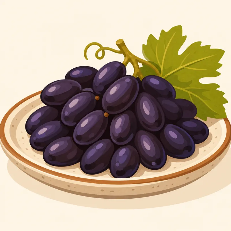 Avşa Ada Karası Üzümü illustration