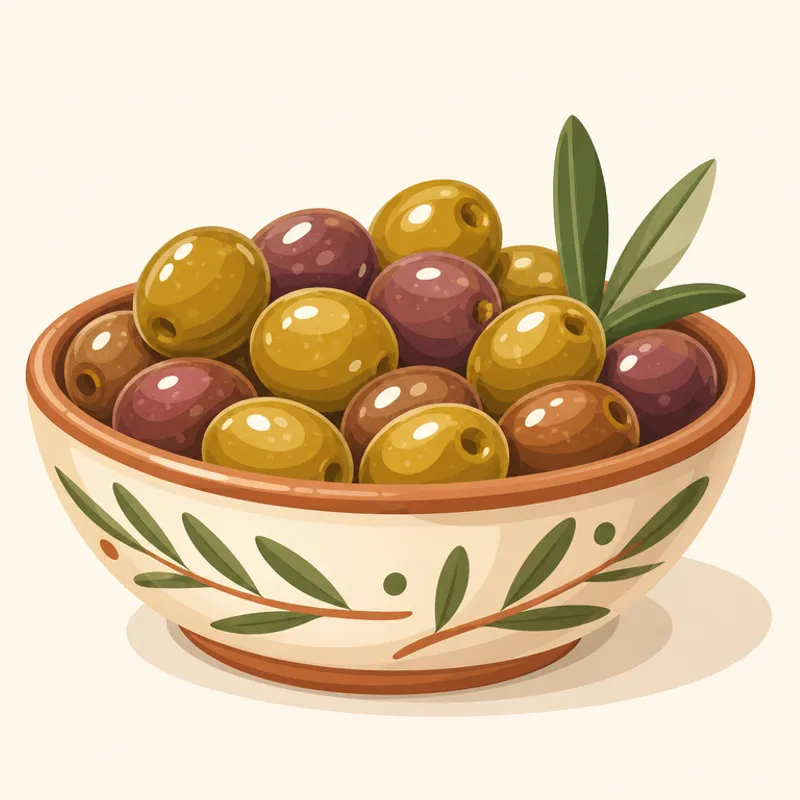 Aydın Memecik Zeytini illustration