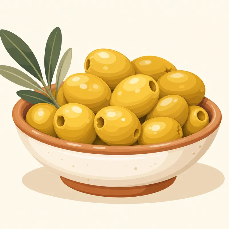 Aydın Yamalak Sarısı Zeytini illustration