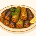 Baharatlı Bayat Dolması illustration