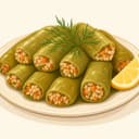 Bakla Dolması illustration