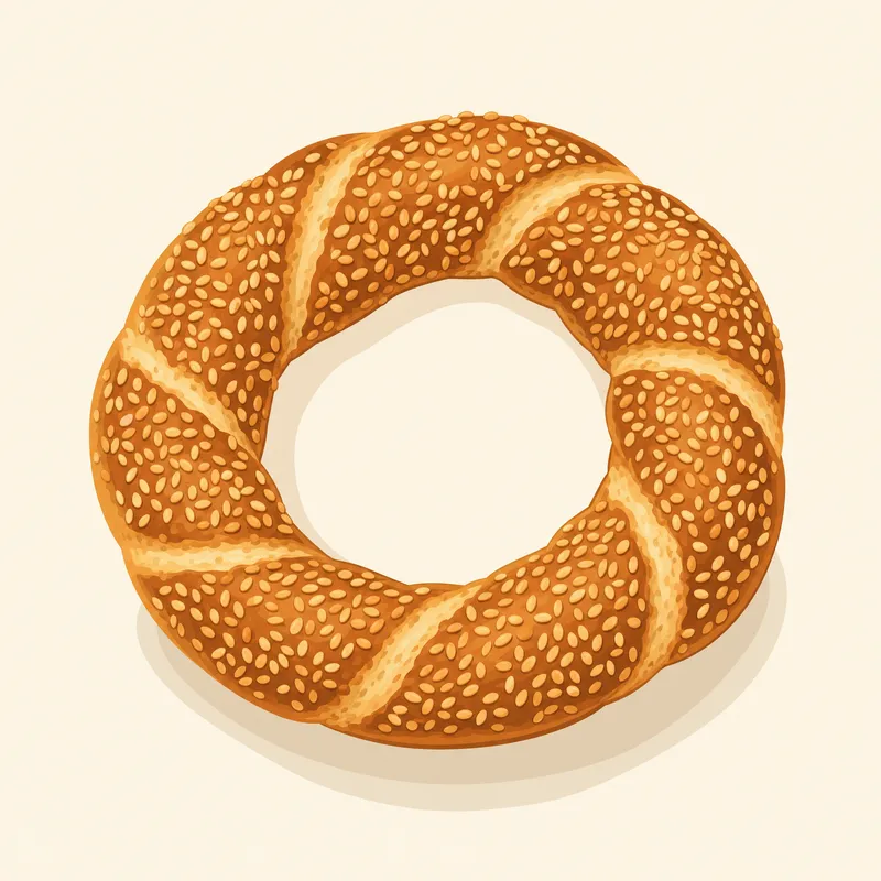 Bartın Ramazan Simidi illustration
