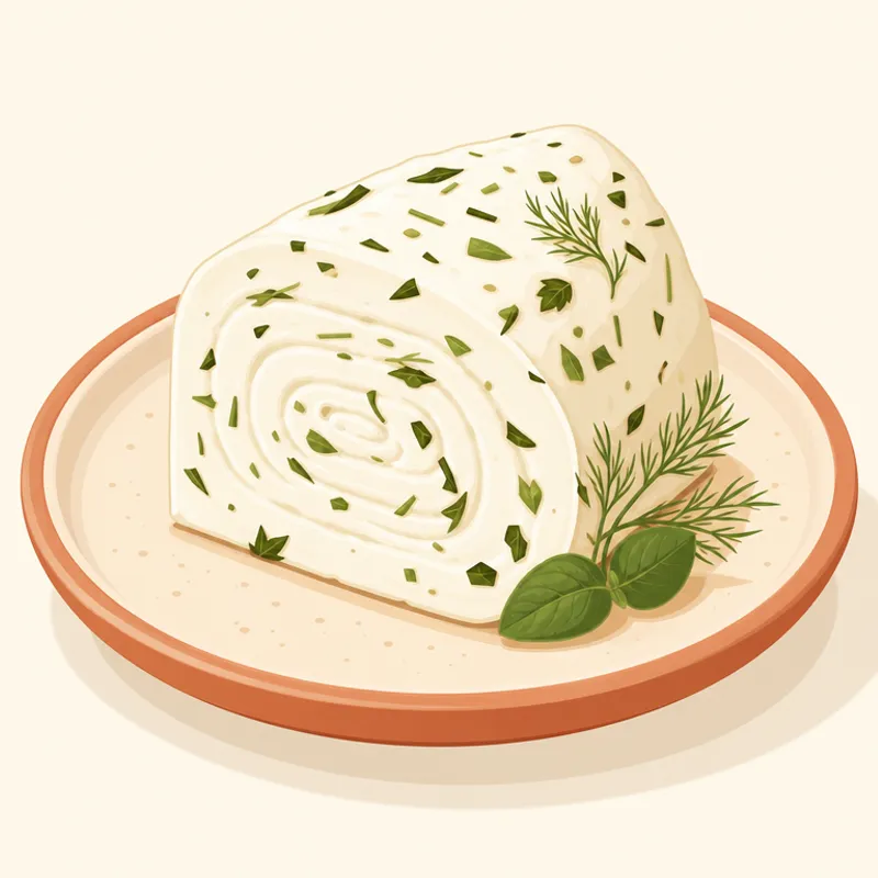 Biga Çıbrıka Otlu Rulo Peyniri illustration