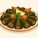 Bıldırcınlı Kara Lahana Sarması illüstrasyonu