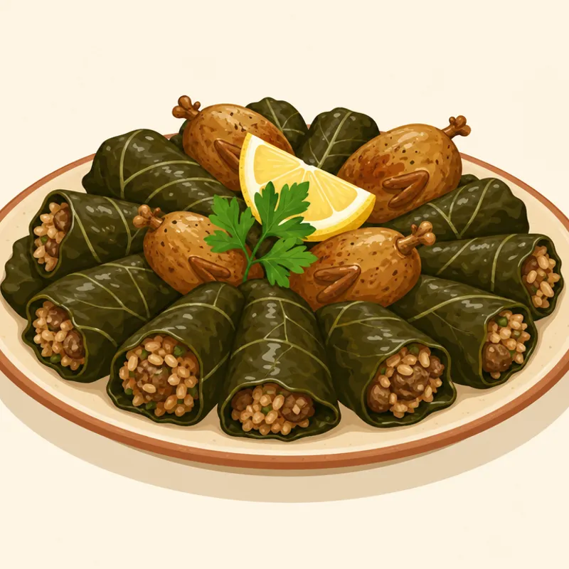 Bıldırcınlı Kara Lahana Sarması illustration