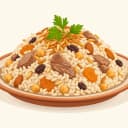 Bilecik Şifalı Pilavı (Bilecik Yörük Pilavı) illüstrasyonu
