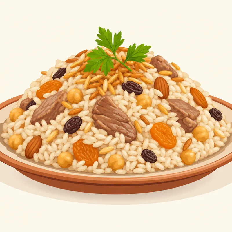 Bilecik Şifalı Pilavı (Bilecik Yörük Pilavı) illustration
