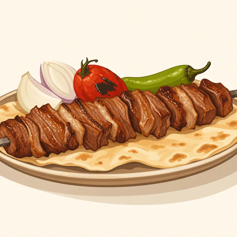 Bitlis Büryan Kebabı illüstrasyonu