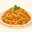 Börülceli Bulgur Pilavı illustration