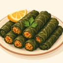 Bulgurlu Karalahana Sarması illüstrasyonu